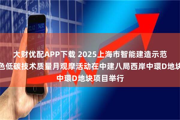 大财优配APP下载 2025上海市智能建造示范装备及绿色低碳技术质量月观摩活动在中建八局西岸中環D地块项目举行